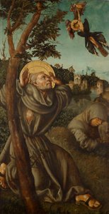 Stigmatisatie van de Heilige Franciscus door Lucas Cranach d. Ä.