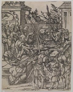 Het martelaarschap van St. Bartholomeus door Lucas Cranach d.Æ.