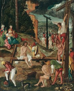 Voor de kruisiging van Christus (Christus in ellende) door Lucas Cranach d. Ä.