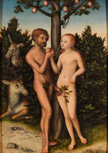 Adam en Eva







































 / De zondeval van de mens door Lucas Cranach the Elder