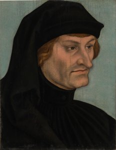 Portret van Rudolph Agricola - Portret van Geiler von Keisersberg door Lucas Cranach the Elder