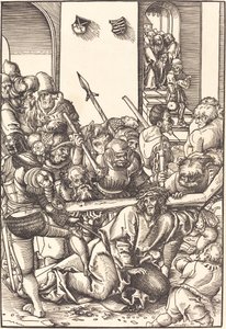 Christus Draagt het Kruis door Lucas Cranach the Elder