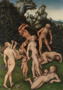 Einde van het zilveren tijdperk (?). Om 1530 door Lucas Cranach the Elder