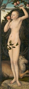 Eva, 1533-37 door Lucas Cranach the Elder