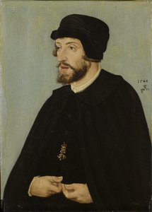 Duits: Bildnis König Ferdinands I. Portret van Ferdinand I, Heilige Roomse Keizer door Lucas Cranach the Elder