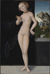Lucretia door Lucas Cranach the Elder