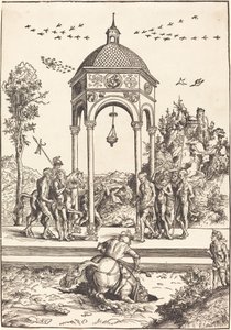 Marcus Curtius die in de Kloof Springt