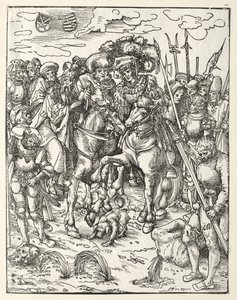 Martelaarschap van St. Mattheüs door Lucas Cranach the Elder