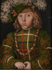 Portret van Jan Frederik I, de Grootmoedige door Lucas Cranach the Elder