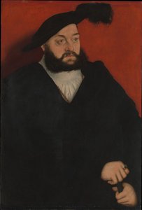 Portret van John, Erfprins van Saksen door Lucas Cranach the Elder