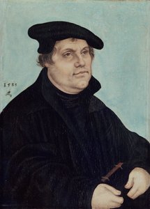 Portret van Maarten Luther door Lucas Cranach the Elder