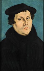 Portret van Maarten Luther door Lucas Cranach the Elder
