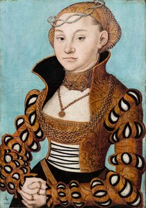 Portret van prinses Maria van Saksen door Lucas Cranach the Elder