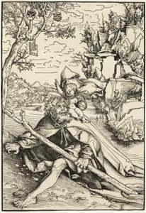 Sint Christoffel door Lucas Cranach the Elder