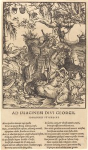Sint Joris en de Draak door Lucas Cranach the Elder