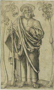 De heilige Judas, van Christus, de apostelen en de heilige Paulus door Lucas Cranach the Elder