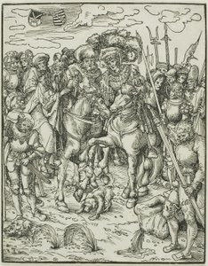 Sint Paulus, uit Het martelaarschap van de apostelen door Lucas Cranach the Elder