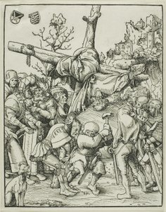 Sint Petrus, uit Het martelaarschap van de apostelen door Lucas Cranach the Elder
