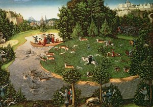Hertenjacht van keurvorst Friedrich III de Wijze, 1529