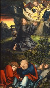De Agonie in de Tuin door Lucas Cranach the Elder