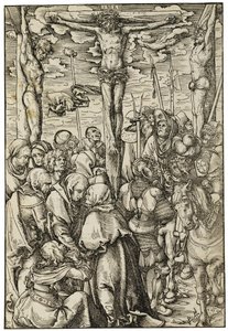 De kruisiging door Lucas Cranach the Elder