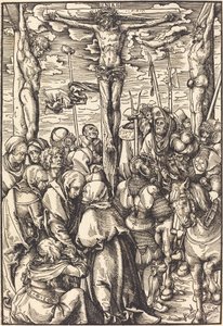 De kruisiging door Lucas Cranach the Elder