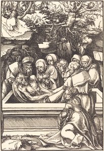 De graflegging door Lucas Cranach the Elder