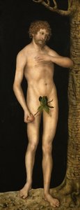 De zondeval van de mens door Lucas Cranach the Elder
