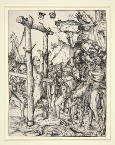 Het martelaarschap van Sint Simon door Lucas Cranach the Elder
