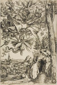 De verzoeking van Sint Antonius door Lucas Cranach the Elder