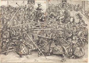 Het Derde Toernooi door Lucas Cranach the Elder
