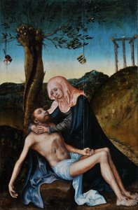 Slowaaks: Pieta Pieta onder het kruis