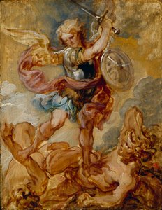 Sint Michiel door Lucas Franchoys the Younger
