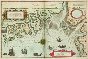 Een beschrijving van de zeekusten van Eyder Ditmers en een deel van Jeverland met de rivieren Weser, Elve, Eyder, Hever en andere ingangen, zandbanken en ondiepten, langs de zeekust van Duitsland