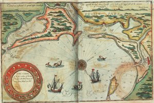 Kust van Pruisen met alle havens en rivieren van Memel tot Heel