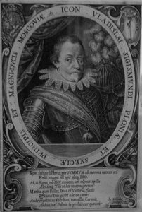 Koning Wladyslaw IV Vasa van Polen 1595-1648, tsaar van Rusland, voor 1632 door Lucas Kilian
