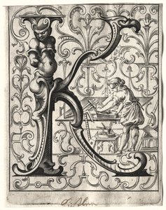 Nieuw ABC-boekje: K, 1627 door Lucas Kilian