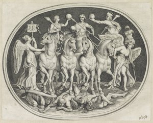 Allegorische triomf van keizer Licinius door Lucas Vorsterman (I)