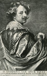 Portret van Vandyck, 1906 door Lucas Vorsterman