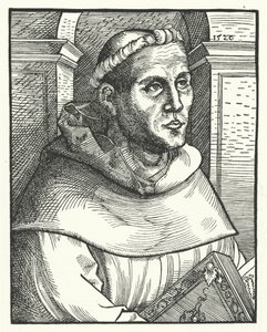 Maarten Luther als augustijner monnik