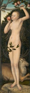 Eva door Lucas the Elder Cranach