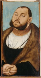 Johann Frederik I, keurvorst van Saksen (1503-1554), door Cranach, Lucas de Oude (1472-1553). Olie op hout