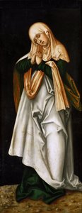 De Val van de Mens: De Maagd als Moeder van Smarten door Lucas the Elder Cranach