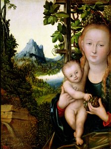 Madonna en kind, c.1525 door Lucas the Elder Cranach