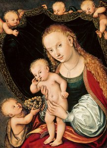 Madonna en Kind met de jonge Johannes de Doper, na 1537