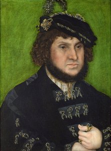 Portret van Johan van Saksen