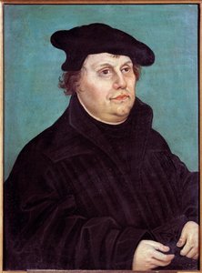 Portret van Martin Luther, Duitse religieuze hervormer