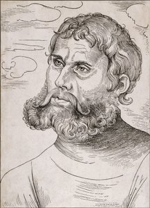 Portret van Maarten Luther als 