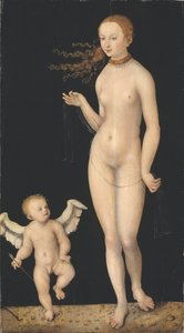 Venus en Cupido door Lucas the Elder Cranach