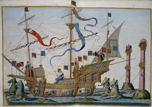 Begrafenisstoet in Brussel ter gelegenheid van de dood van keizer Karel V. Blad 5 door Lucas van Doetechum